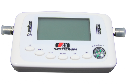 AX Technology AX Spotter SF4 Digital LCD HD Sat Finder mit Kompass und Ton