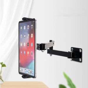 My Store Wall Mount Tablet Cell Phone Stand Long Arm Stretchable Holder for 4-13 inch Devices(Two Sections)