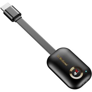 INF Trådløs HDMI donglemodtager 5G/2.4G 4K G9 Plus Sort