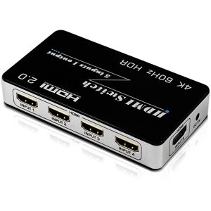 INF HDMI Switch 5 in 1 Out 4K / 2K @ 60Hz Sort