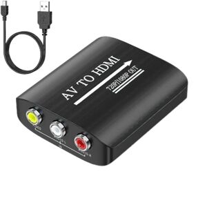 NSF HD 1080P AV til HDMI RCA Til HDMI Composite Adapter Konverter Med USB kabel CVBS AV Adapter