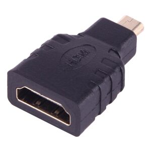 Shoppo Marte Micro HDMI Male to HDMI Female Adapter (Gold Plated)(Black)
