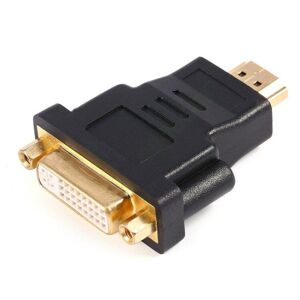 Shoppo Marte Gold Plated HDMI 19 Pin Male to DVI Female Adapter(Black)