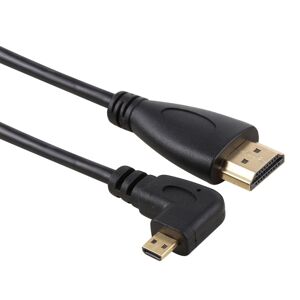 Shoppo Marte 50cm 4K HDMI Male to Micro HDMI Left Angled Male Gold-plated Connector Adapter Cable