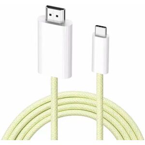 Shoppo Marte 4K 30Hz USB-C / Type-C to HDMI HD Adapter Cable, Length: 1.8m(Yellow)