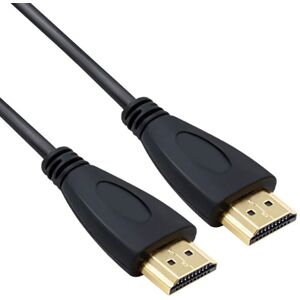 Shoppo Marte 1.8m HDMI to HDMI 19Pin Cable, 1.4 Version, Support 3D, Ethernet, HD TV / Xbox 360 / PS3 etc (Gold Plated)(Black)