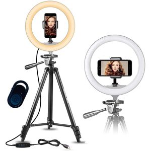 UNIQ Ring Light Model 201 m. Stativ max. 167 cm & Bluetooth Fjernbetjening