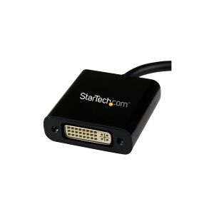 StarTech.com Mini DisplayPort to DVI Adapter - 1920x1200 - 1080p - Dongle - Monitor Adapter - Mini DisplayPort Adapter - Mini DP to DVI (MDP2DVI3) - DVI-adapter - Mini DisplayPort (han) til DVI-I (hun) - 17 cm - sort