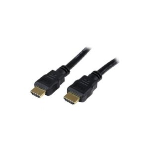 StarTech.com 5m High Speed HDMI Cable - Ultra HD 4k x 2k HDMI Cable - HDMI to HDMI M/M - 5 meter HDMI 1.4 Cable - Audio/Video Gold-Plated (HDMM5M) - HDMI-kabel - HDMI han til HDMI han - 5 m - afskærmet - sort