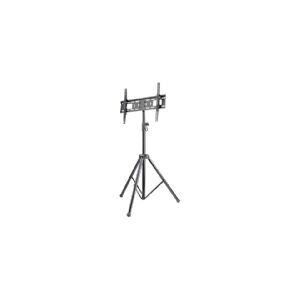 IC Intracom Manhattan TV & Monitor Mount, Tripod Floor Stand, 1 screen, Screen Sizes: 37-65, Black, VESA 200x200 to 600x400mm, Max 35kg, LFD, Lifetime Warranty - Stativ - stativ med ben - for fladt panel - plastik, stål - sort - skærmstørrelse: 37-70 - gu