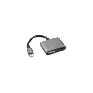 4smarts Active Adapter Lightning til HDMI 6cm sort / grå