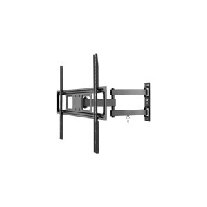 Goobay 49745, 200 x 200 mm, 600 x 400 mm, -15 - 10°, -90 - 90°, Stål, Sort