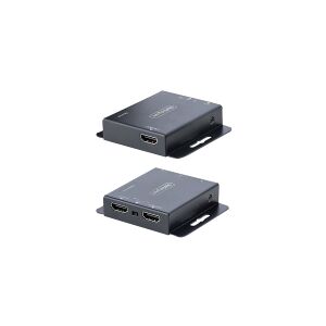 StarTech.com HDMI Extender over CAT6/CAT5, 4K 30Hz/130ft (40m) or 1080p 60Hz/230ft (70m) Video Extender, 4K HDMI over Ethernet Extender, PoC HDMI Tra