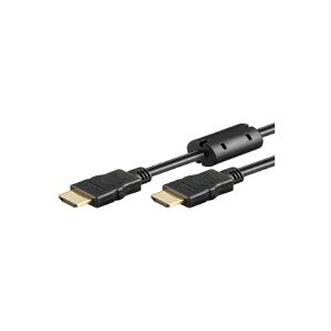 Goobay 1.5 HDMI, 1.5 m, HDMI Type A (Standard), HDMI Type A (Standard), Sort