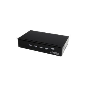 StarTech.com HDMI Splitter 1 In 4 Out - 1080p - 4 Port -Mounting Brackets - 1.3 Audio - HDMI Multi Port - HDMI Audio Splitter (ST124HDMI2) - Videospl
