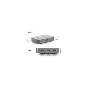 Marmitek Connect 310 UHD 2.0, HDMI, 2.0b, Sort, 18 Gbit/sek., 600 Mhz, 2560 x 2048 pixel