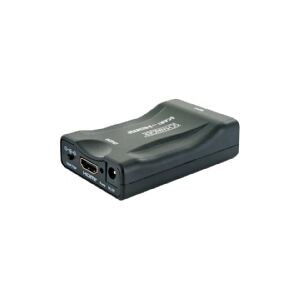 SCHWAIGER PROFESSIONAL - Video transformer - SCART - HDMI - sort