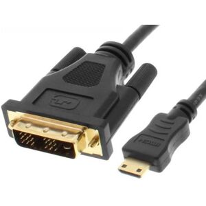 Mini Hdmi Til Dvi Kabel - 0.5 M