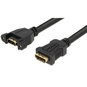 DeLOCK Hdmi 2.0 Hun/hun Mount Kabel Adapter - 4k/30hz  - 1 M