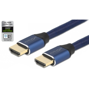 DeLOCK Ultra High Speed Certificeret Hdmi 2.1 Kabel - 8k - Blå - 3 M