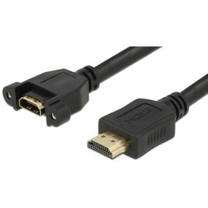 DeLOCK Hdmi 2.0 Han/hun Mount Adapter Kabel - 4k/30hz - 0.50 M