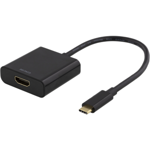 Deltaco Usb-C Til Hdmi Adapter - 4k/30hz - Sort