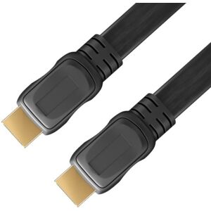 Goobay High Speed Fladt 2.0 Hdmi Kabel - 1.5 M - Sort