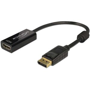 Delock Displayport 1.2 Til Hdmi Adapter Kabel - 4k - Sort