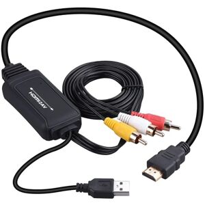 Northix HDMI til AV/RCA-konverter Black