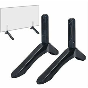 JBK Universal TV Stand Holder til 32-65 tommer Samsung Vizio Sony LCD TV Ikke til LG TV Sort TV Stand Bord Stand Pakke med 2