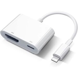 Apple iPhone iPad HDMI Adapter TV Lightning til HDMI kabel Plug and Play