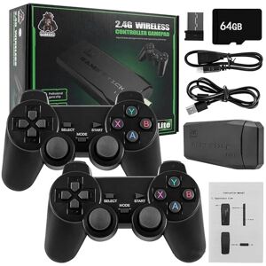 2024 Ny 20000+ 4k HDMI TV Video Game Stick Retro Game Console med 2 trådløse controllere 4k Game Stick 100 % ny