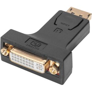 Digitus AK-340603-000-S kabel kønsskifter DP DVI-I, (24+5) Sort, Adapter