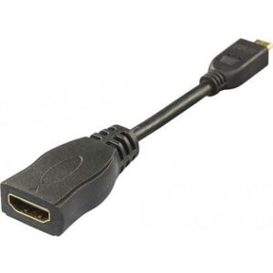 Deltaco Hdmi - Micro Hdmi Adapter, 10 Cm