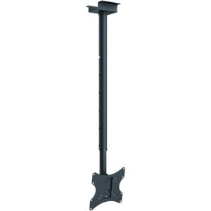 SOPORTE MONITOR LCD/TFT MONTAJE PARED, 2 PUNTOS D/PIVOTE, 270? VESA 75/100,  15 KGS, METAL NEGRO VALUE 