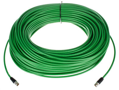 the sssnake BNC Video Cable 100m Verde