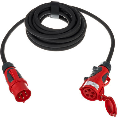 Stairville CEE Cable 32A 6,0mm² 10m Grip Negro