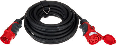 Stairville CEE Cable 32A 6,0mm² 15m Grip Negro