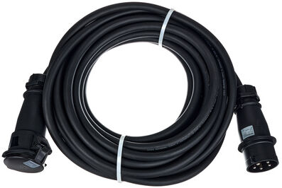 Stairville CEE Cable 32A 6.0mm² 15m Stage Negro