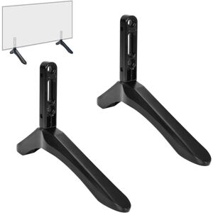 DPZO Meuble tv sur Pied, Pieds tv pour Téléviseur de 32 à 65 Pouces, Support de tv pour Plat et Incurvé tv lcd jusqu'à 45 kg, Distance de Trou de Montage - Publicité