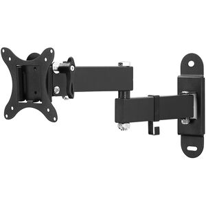 TECTAKE Support mural tv 10- 26 orientable et inclinable - support tv mural, support tv avec bras articulée, support tv mural orientable et inclinable pour - Publicité