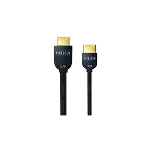 GENERIQUE Pixelgen Max 4K Interconnect Series - Câble HDMI avec Ethernet - HDMI mâle pour HDMI mâle - 2 m - blindé - gris foncé - passif, support 4K - Publicité