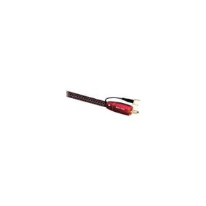 Audioquest Irish Red - Câble de subwoofer - RCA mâle pour RCA mâle - 3 m - coaxial - noir/rouge - Publicité
