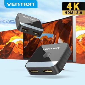 HDMI 2.0 Swicth 4K commutateur HDMI 2 en 1 sortie pour Xiaomi Mi Box TV Box PS5/4 lecteur Blu-Ray Fire Stick Roku répartiteur HDMI