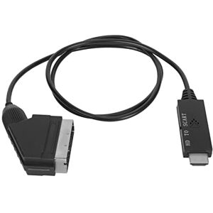 ASHATA pour convertisseur HDMI vers RCA, Adaptateur de convertisseur Audio  vidéo HD 1080P HDMI mâle vers AV Femelle pour TV, VHS, magnétoscope et DVD