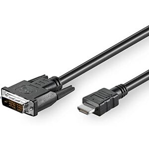 goobay Wentronic 50581-GB Câble HDMI 19 broches/DVI-D 18+1 3 m (Import Royaume Uni) - Publicité