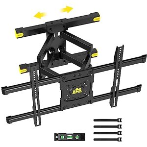 Perlegear Support Mural TV pour écrans 37-84 Pouces Jusqu'à 60KG