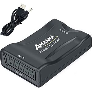 AMANKA Adaptateur RCA vers HDMI, Mini AV RCA CVBS vers HDMI Vidéo