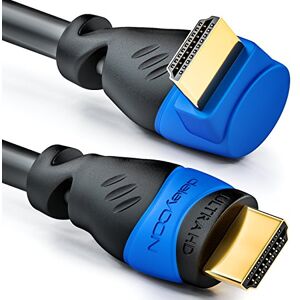 Câble HDMI 1.4 Mâle Coudé Gauche vers Mâle Coudé Droit High Speed