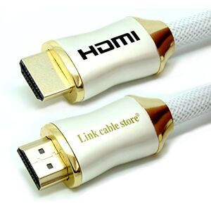 PremiumCord 4K Câble HDMI Haute Vitesse M/M 10.2Gbps avec Ethernet,  Compatible avec Vidéo 4K@30Hz 2160p, Full HD 1080p, 3X Blindé, Deep Color,  3D, Arc, HDR, Connecteurs plaqués Or, Argent Rouge, 10 m 